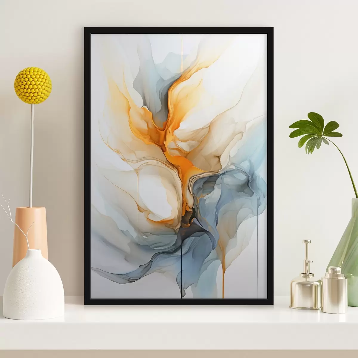 Poster Abstracción líquida f46001