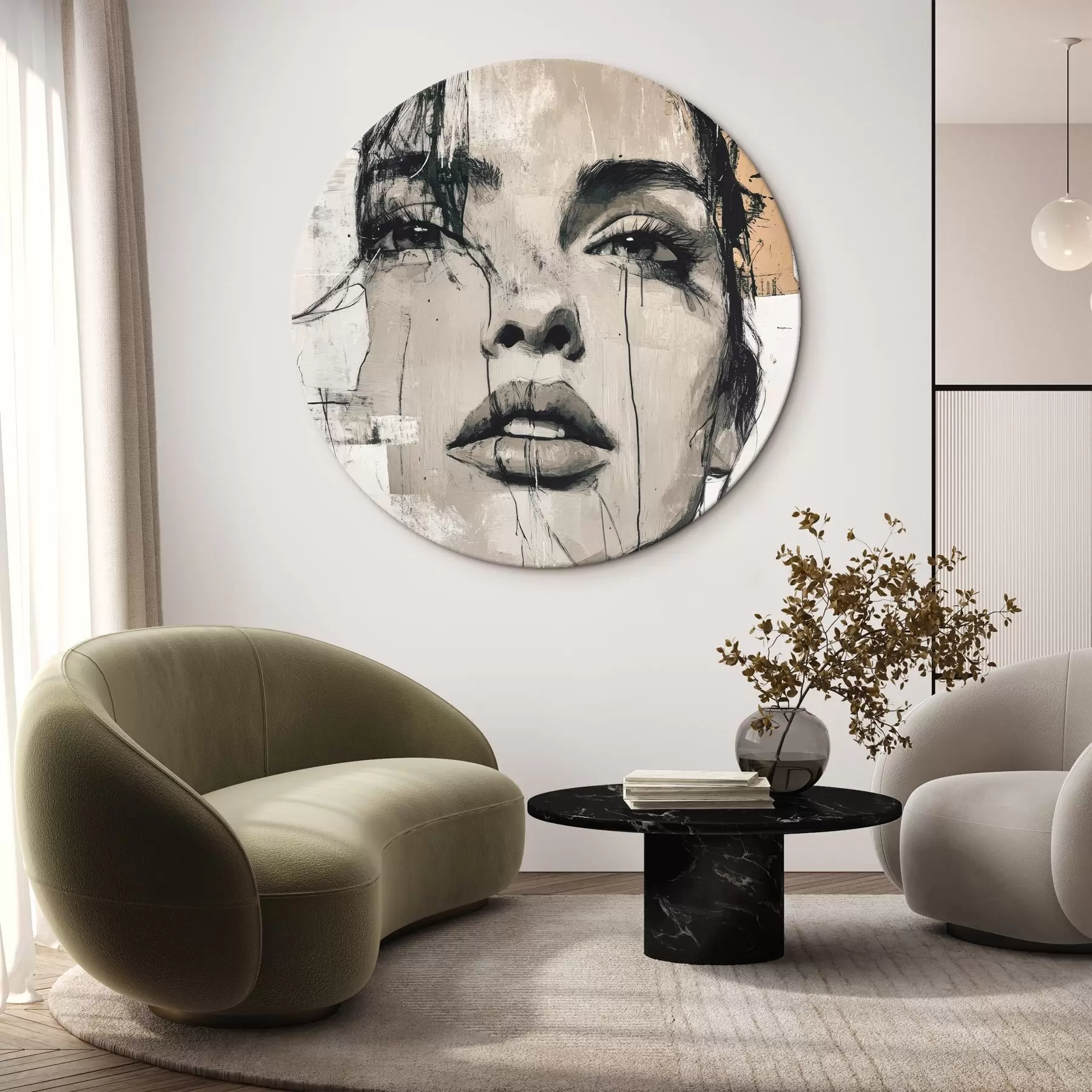 murales de pared Retrato de mujer r45778