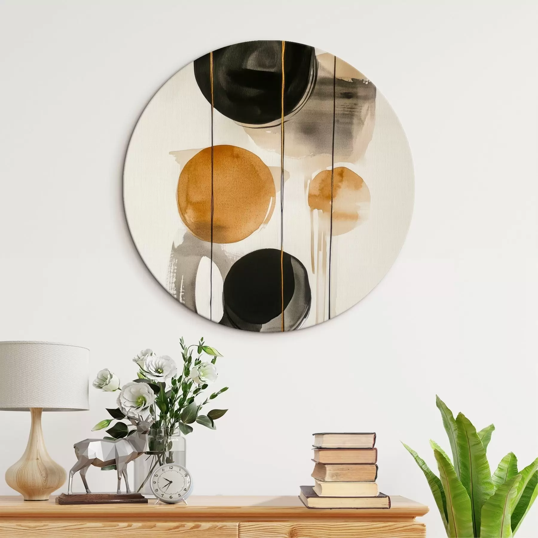 murales de pared Círculos abstractos r45779