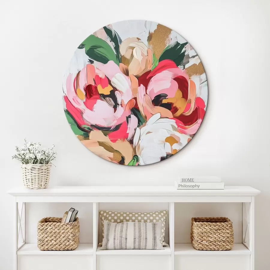 murales de pared Ramo de flores abstracto r45982