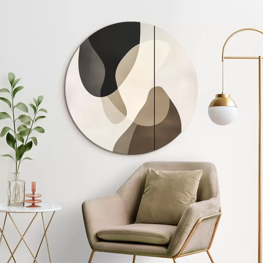 murales de pared Formas abstractas flotantes r45994