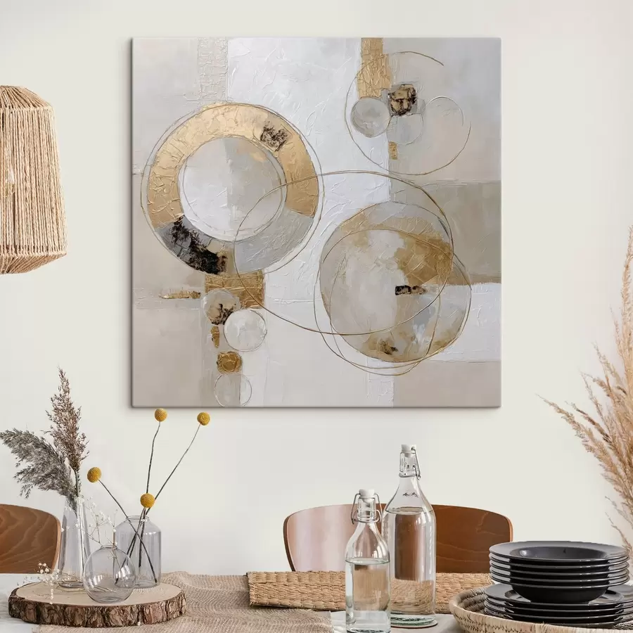 murales de pared Ciclicidad de las formas en el estilo abstracto moderno s45851