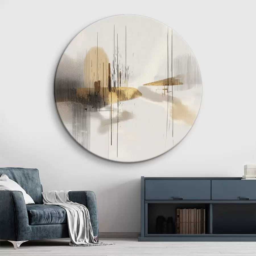 murales de pared Costa tranquila en estilo gráfico minimalista r45849