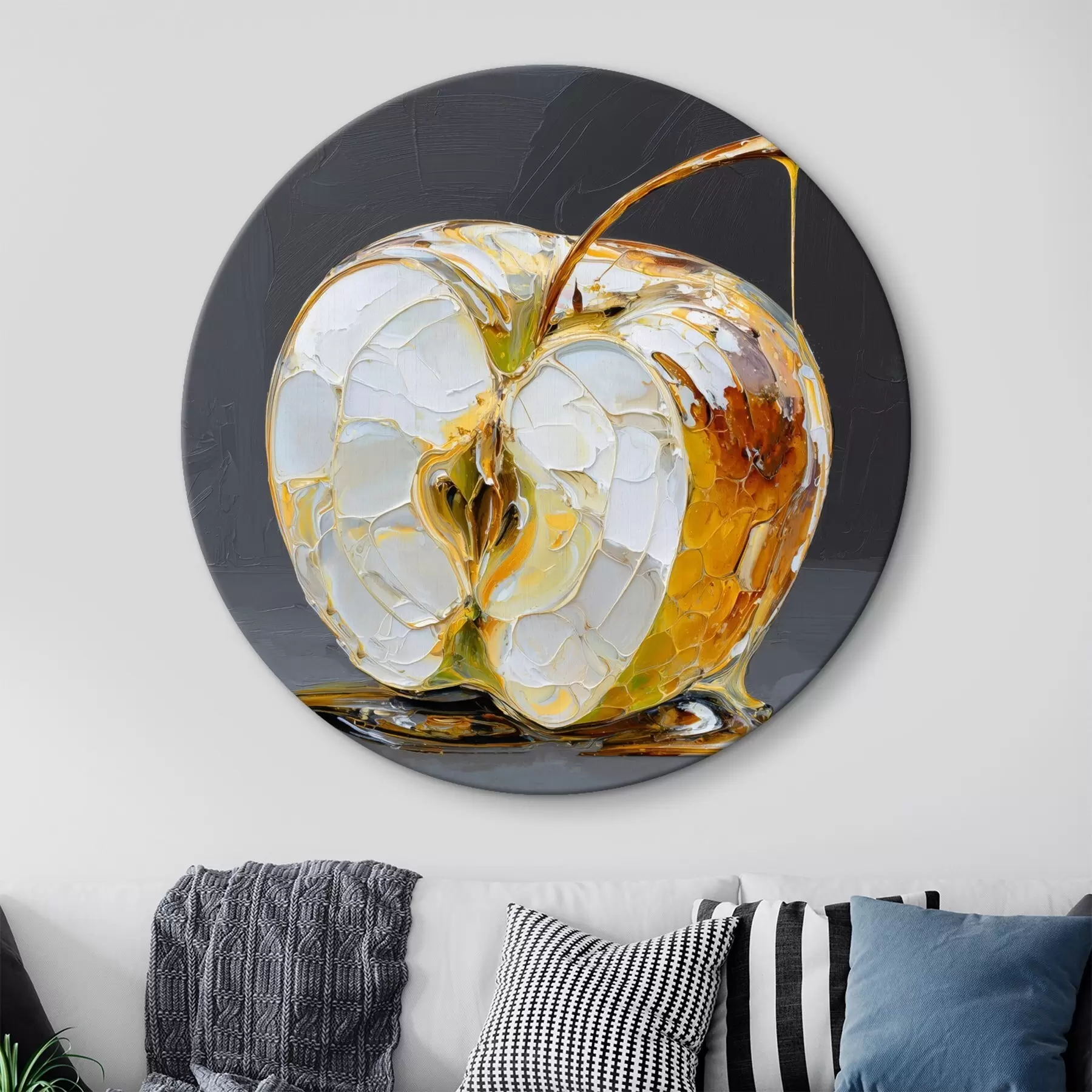 murales de pared Manzana dulce en estilo pictórico r45861