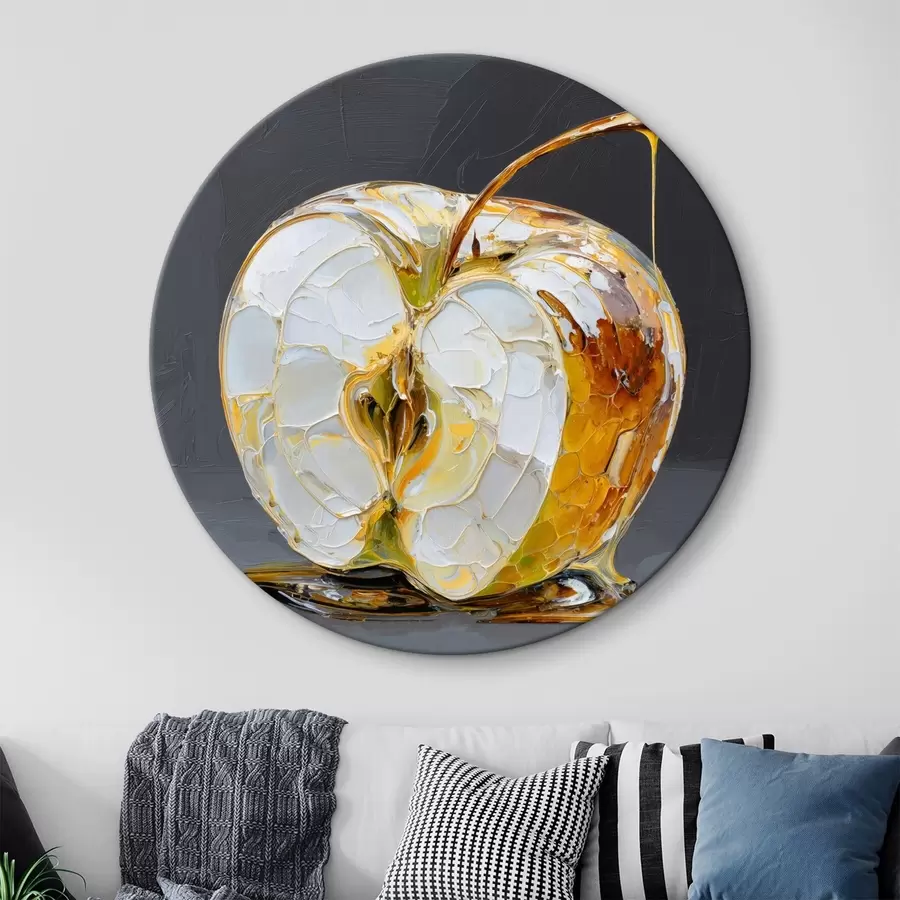 murales de pared Manzana dulce en estilo pictórico r45861