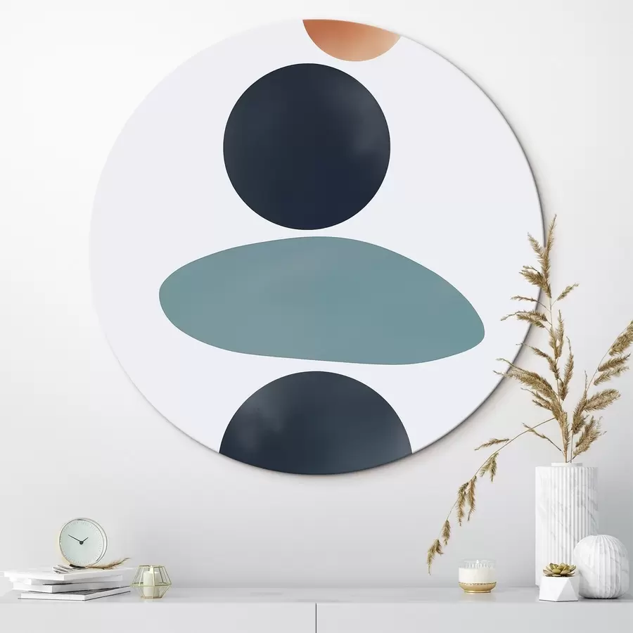 murales de pared Manchas redondeadas abstractas r46061