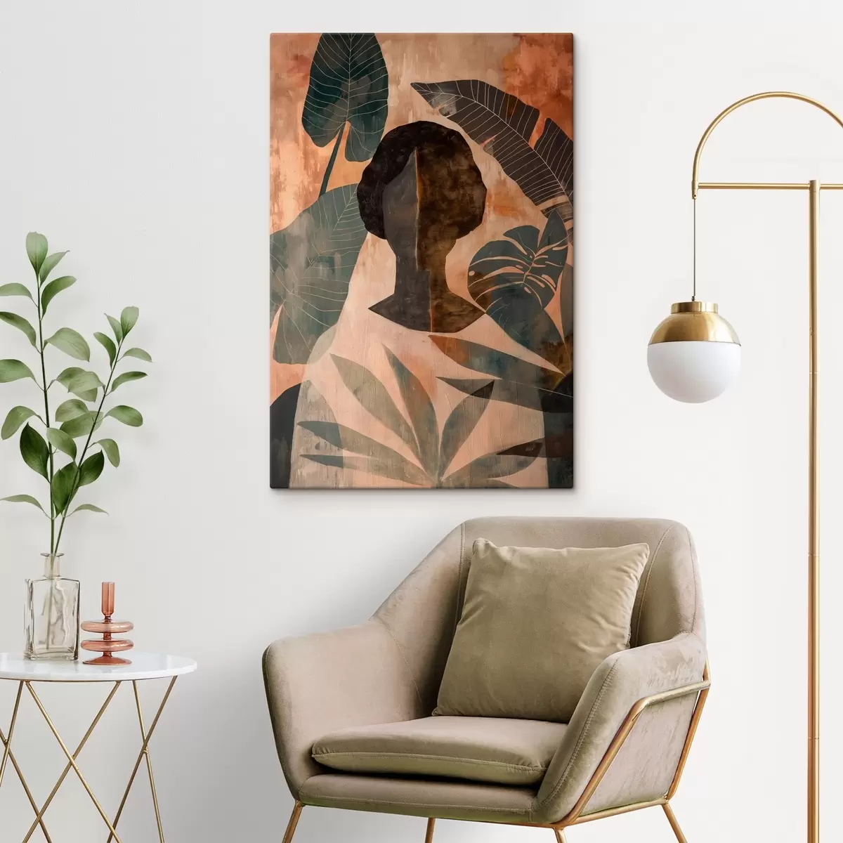 murales de pared Silueta s46040