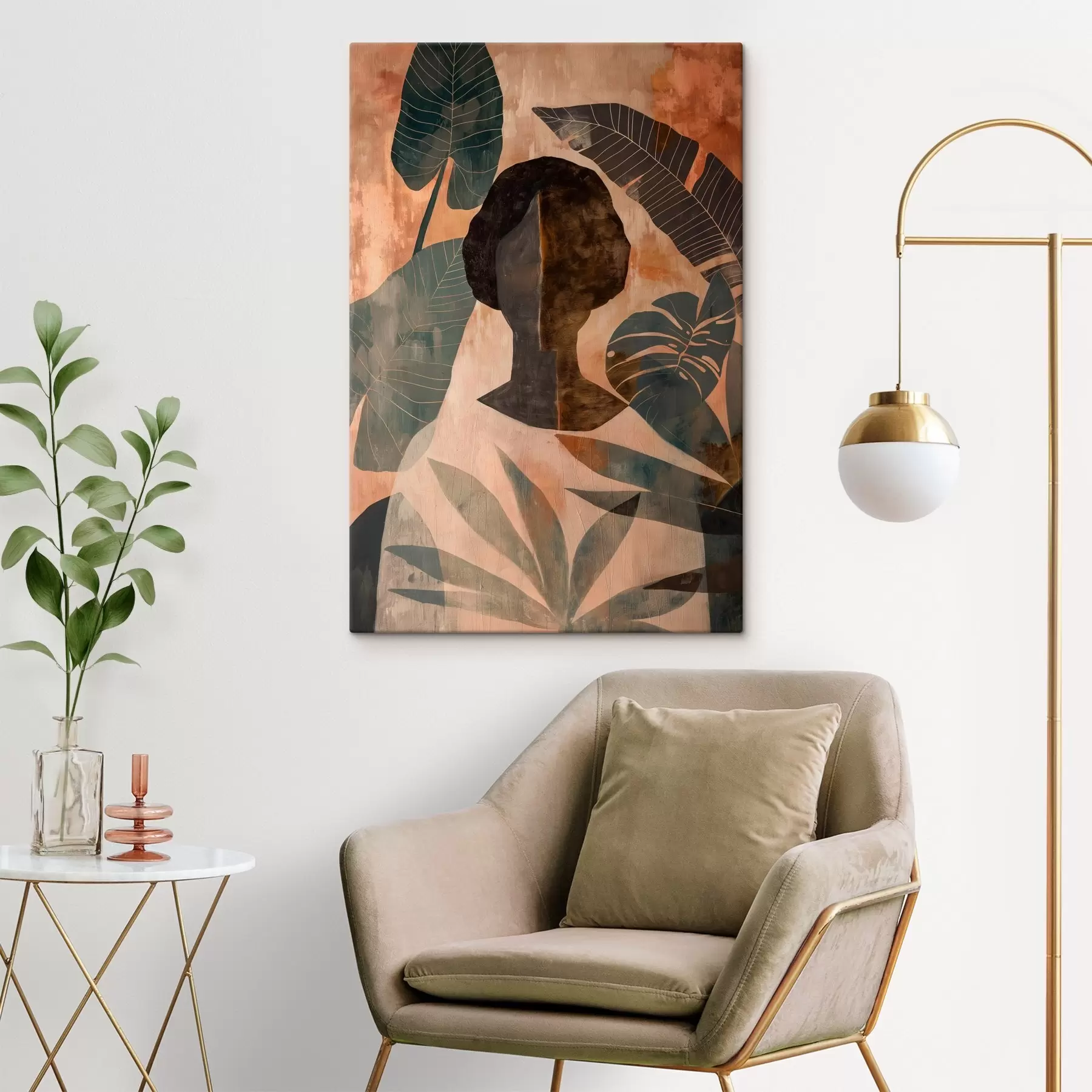 murales de pared Silueta s46040