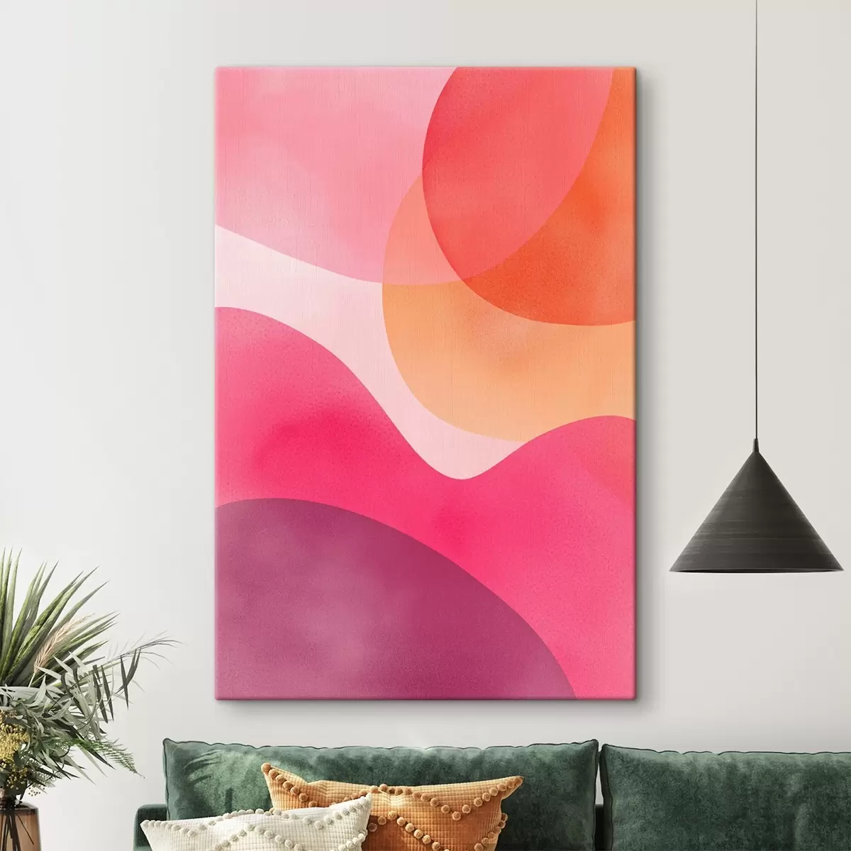 murales de pared Ondas abstractas s46052