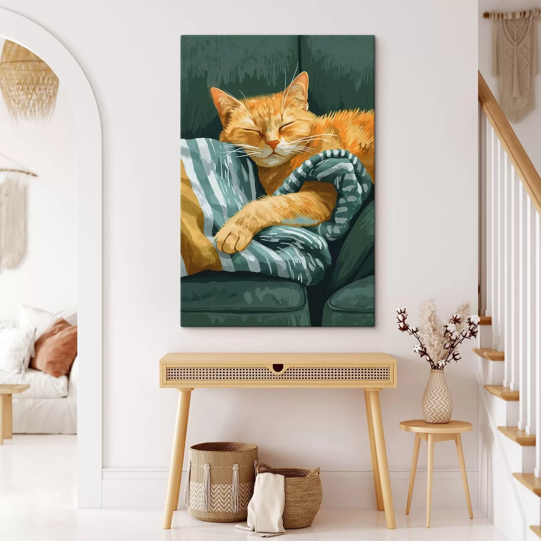 murales de pared Descanso del gato s46055