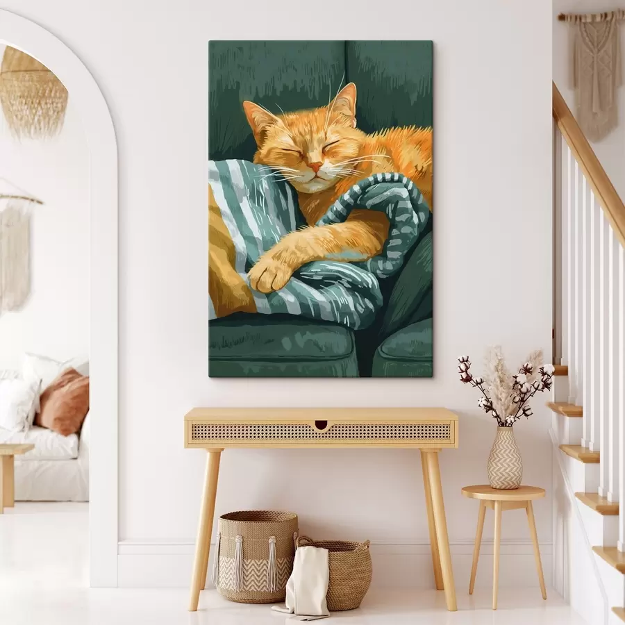 murales de pared Descanso del gato s46055