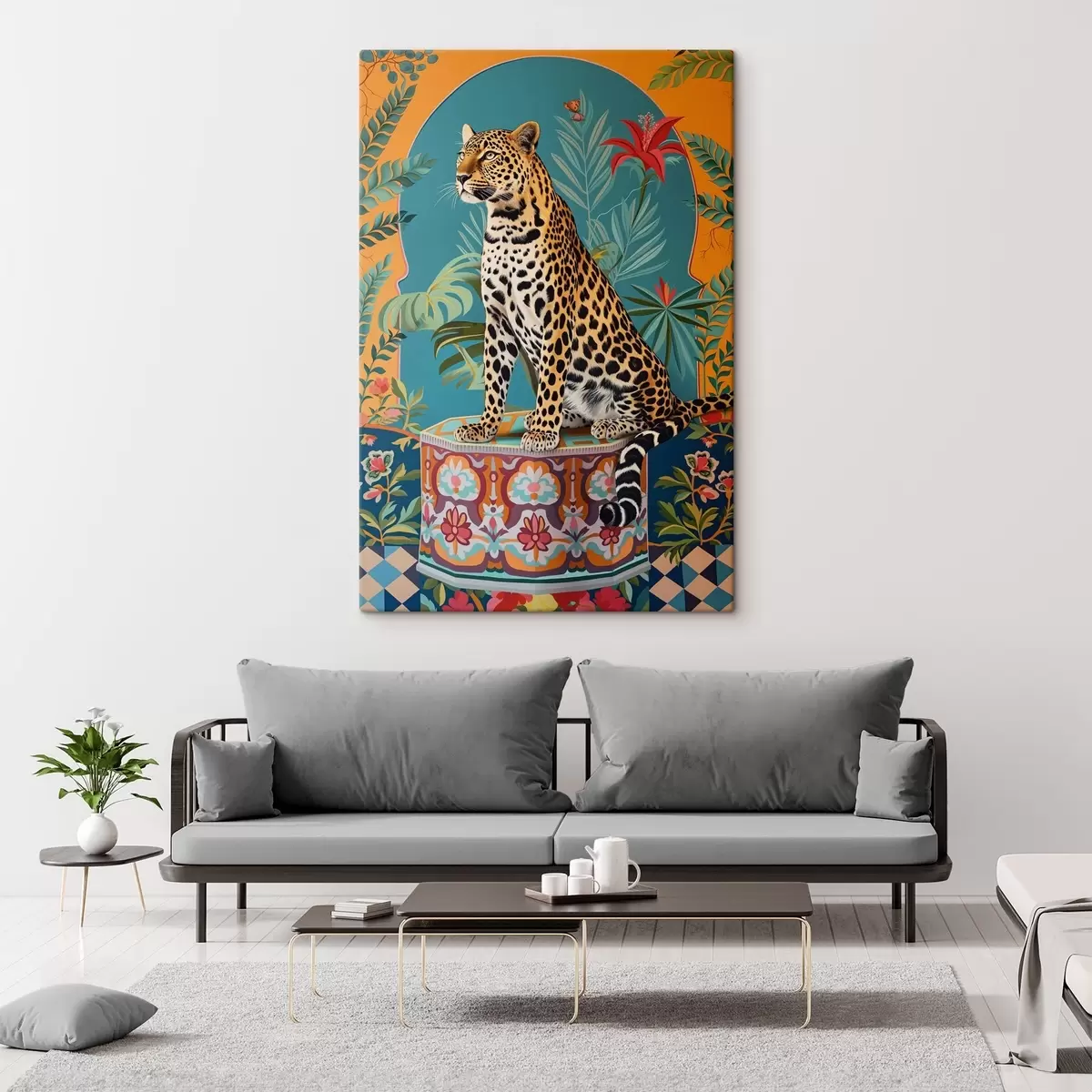murales de pared Leopardo s46058