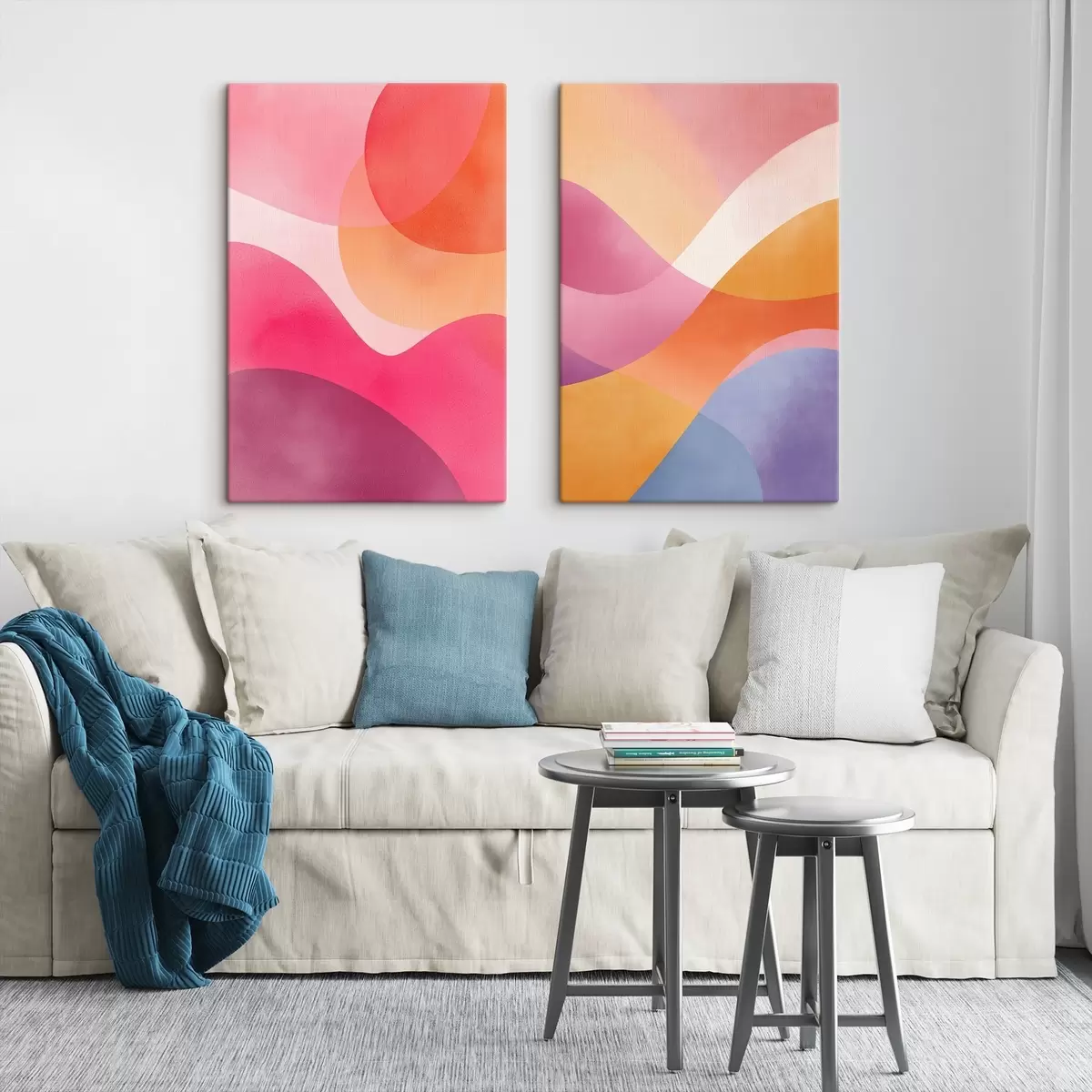 murales de pared Ondas abstractas m00807