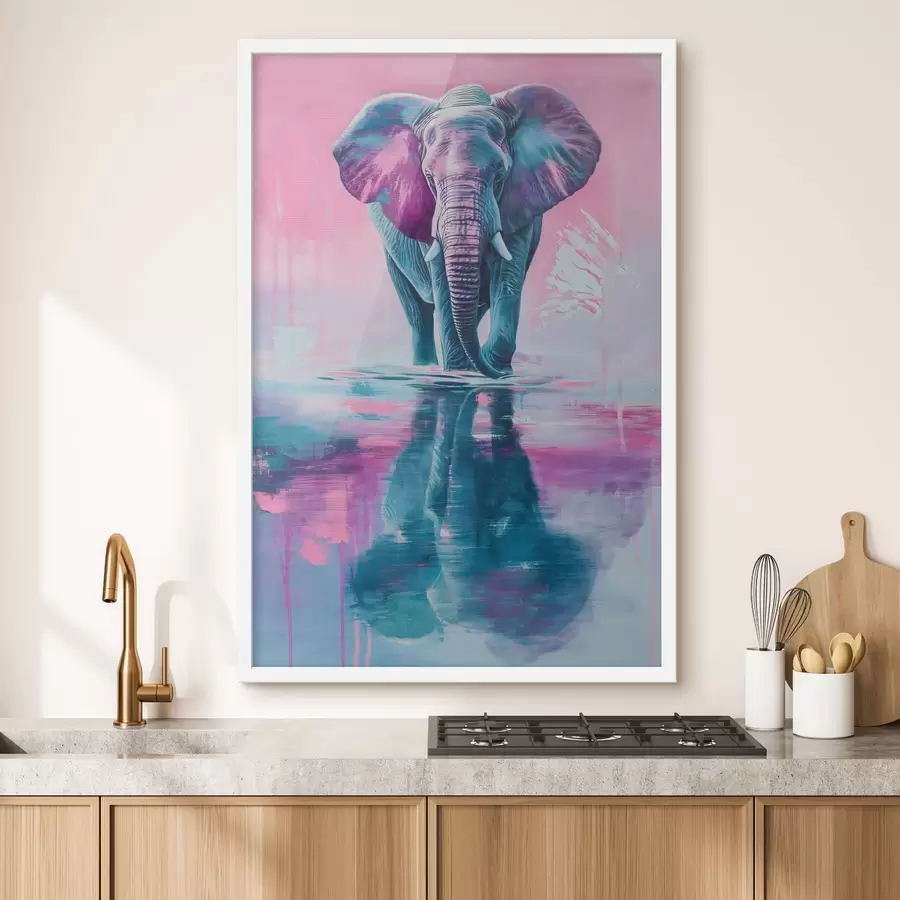 murales de pared Elefante f46032