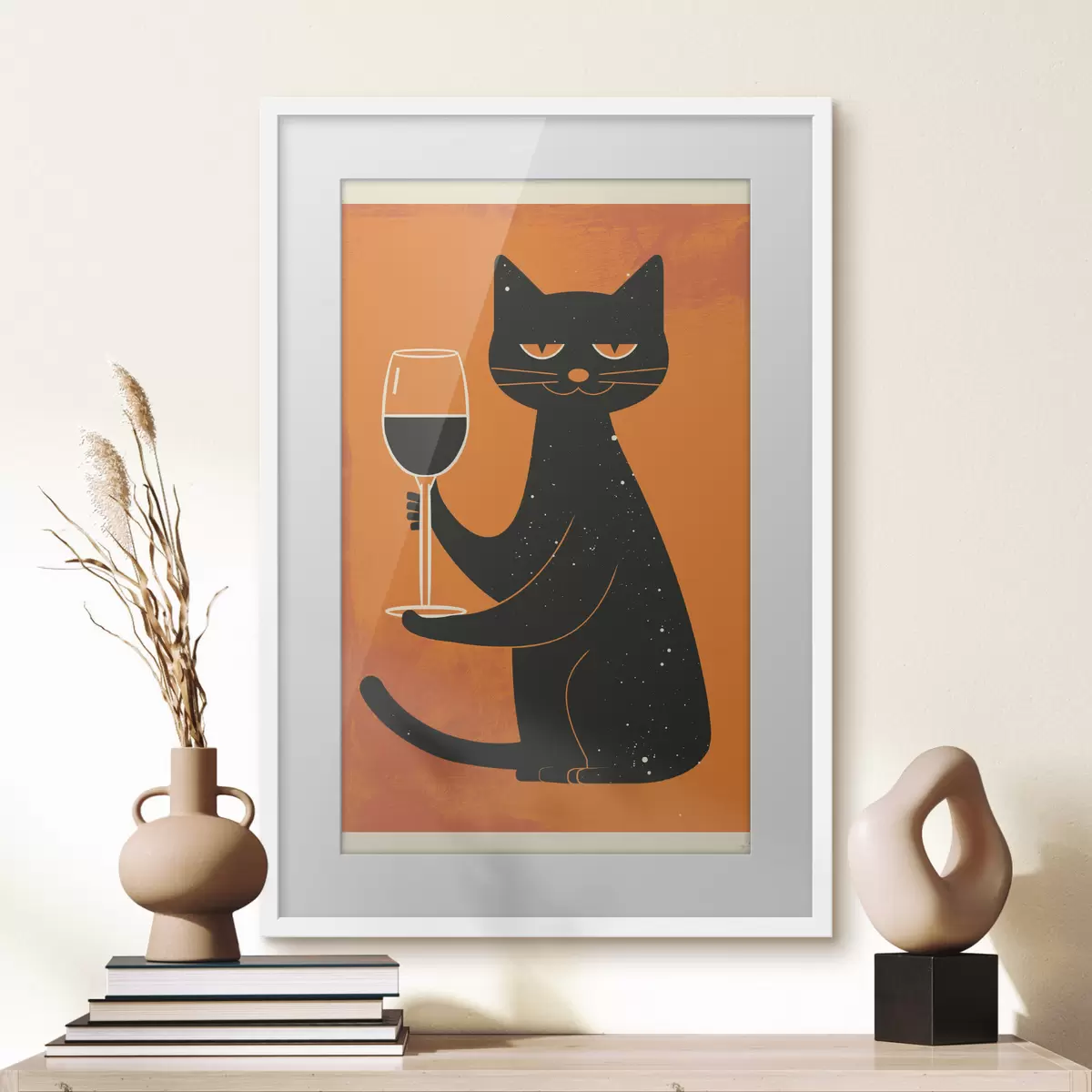 Poster Vino para gatos f46046