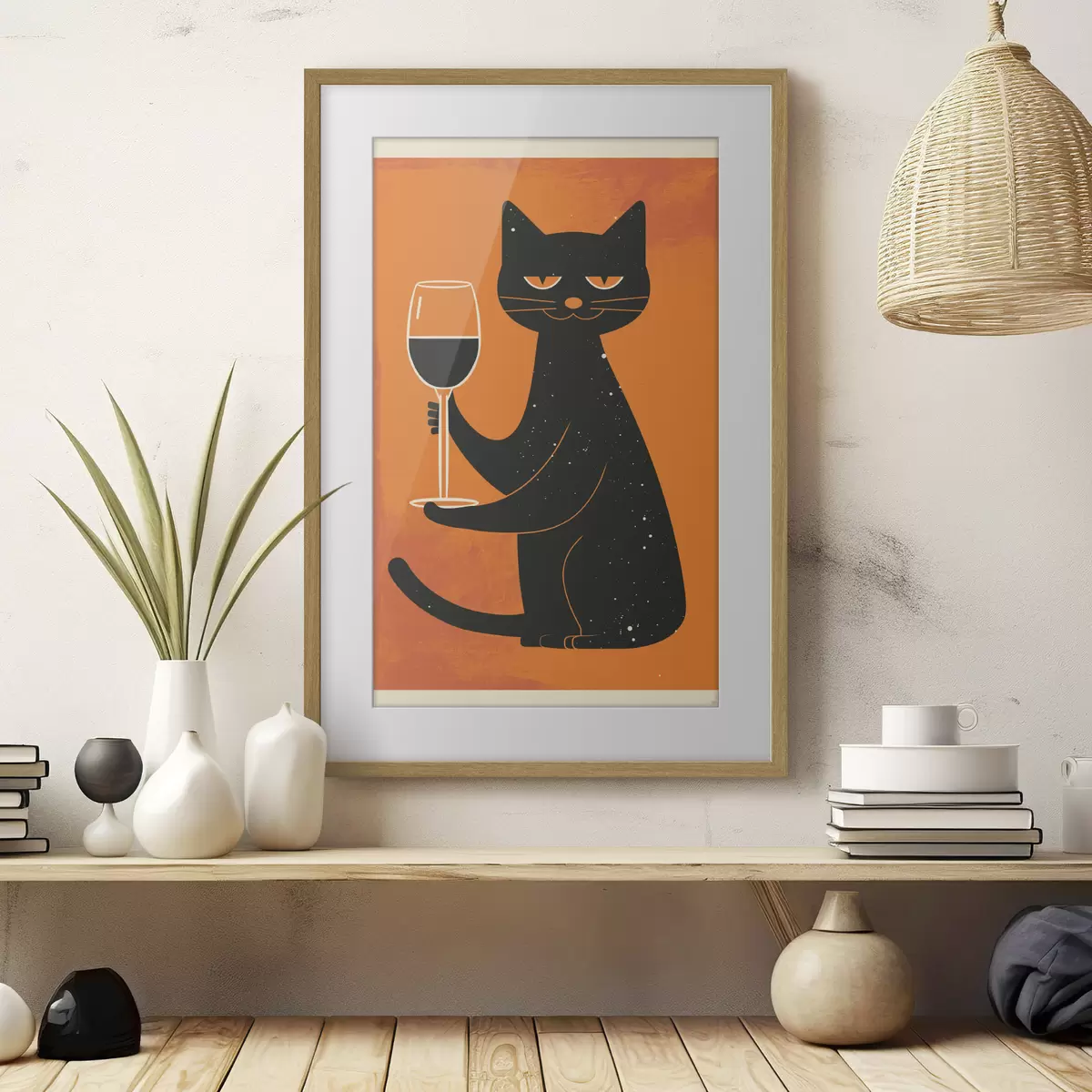 Poster Vino para gatos f46046