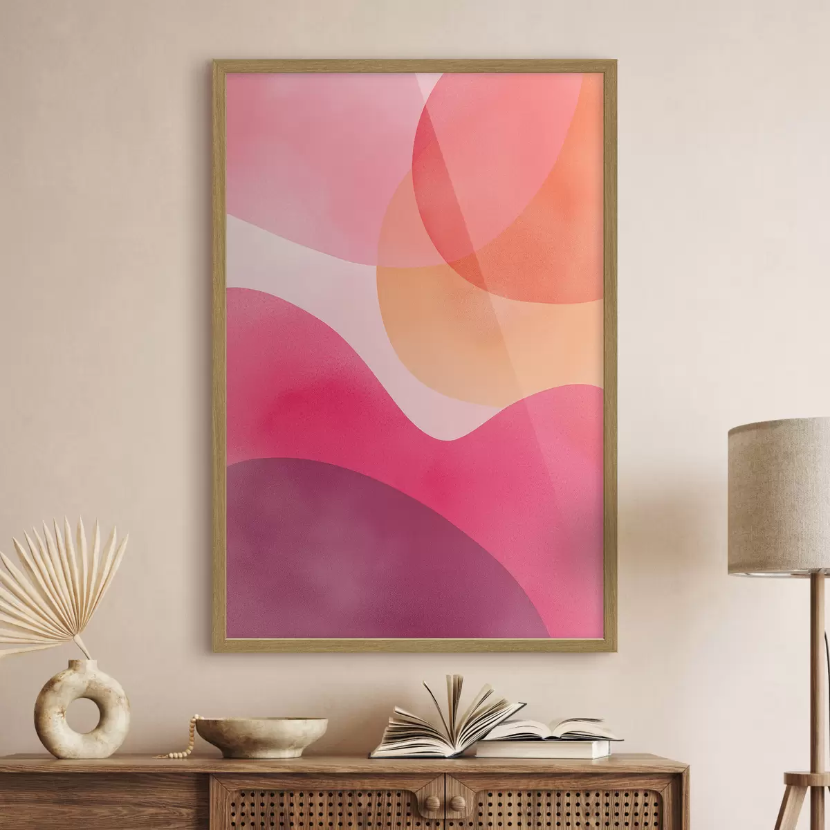 Poster Ondas abstractas f46052