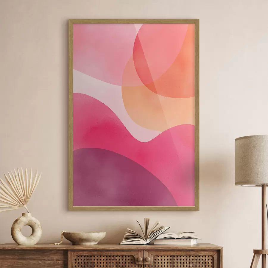murales de pared Ondas abstractas f46052