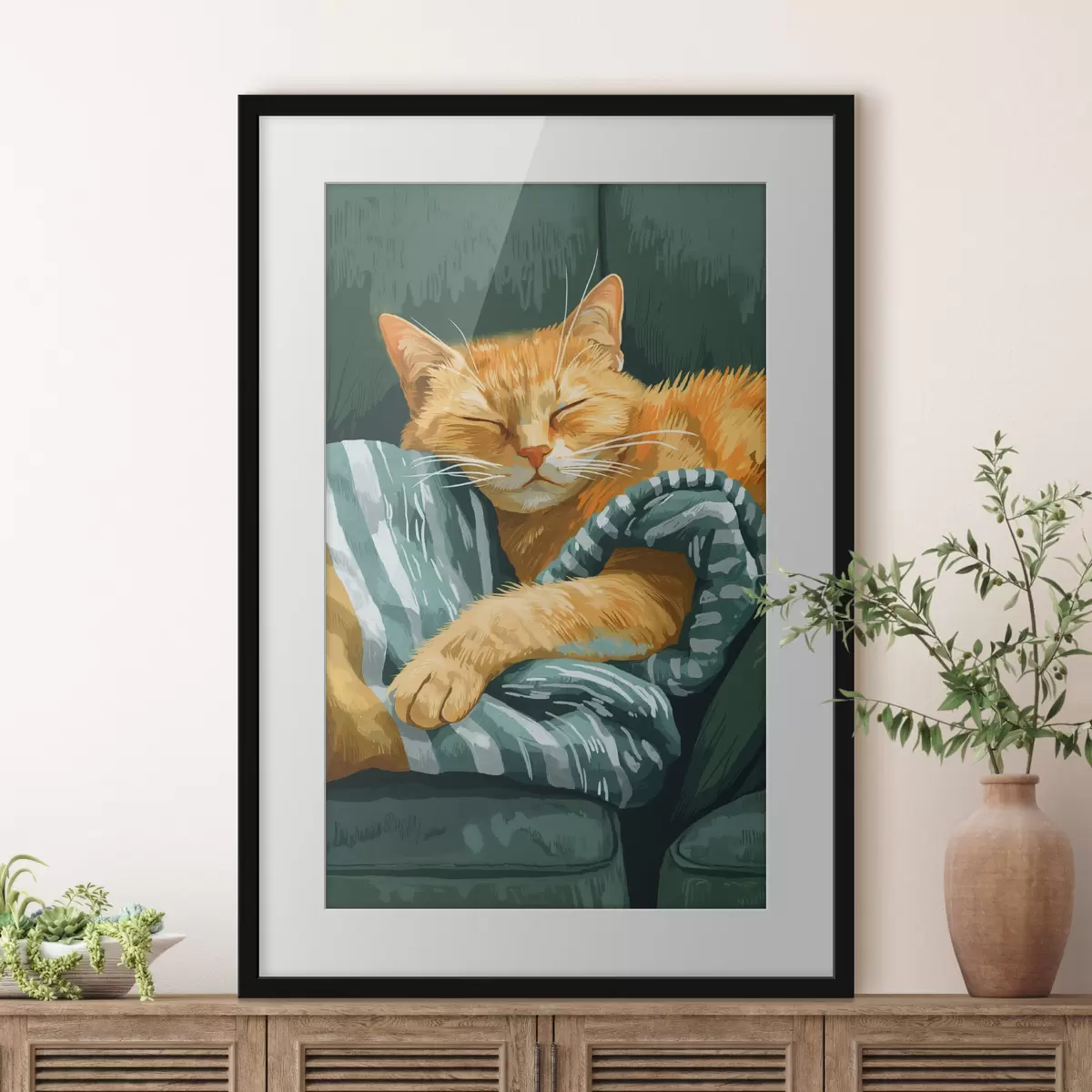 Poster Descanso del gato f46055