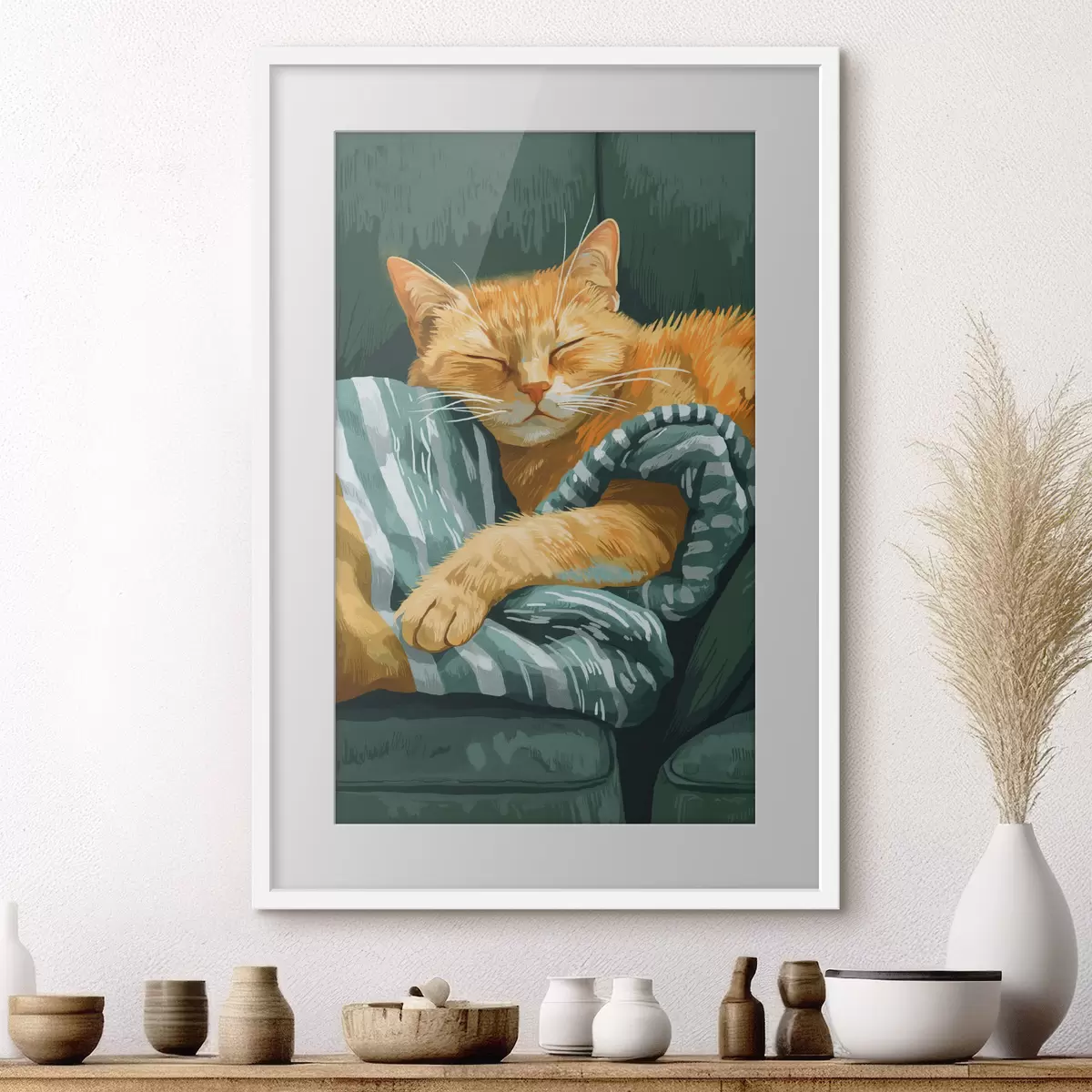 Poster Descanso del gato f46055