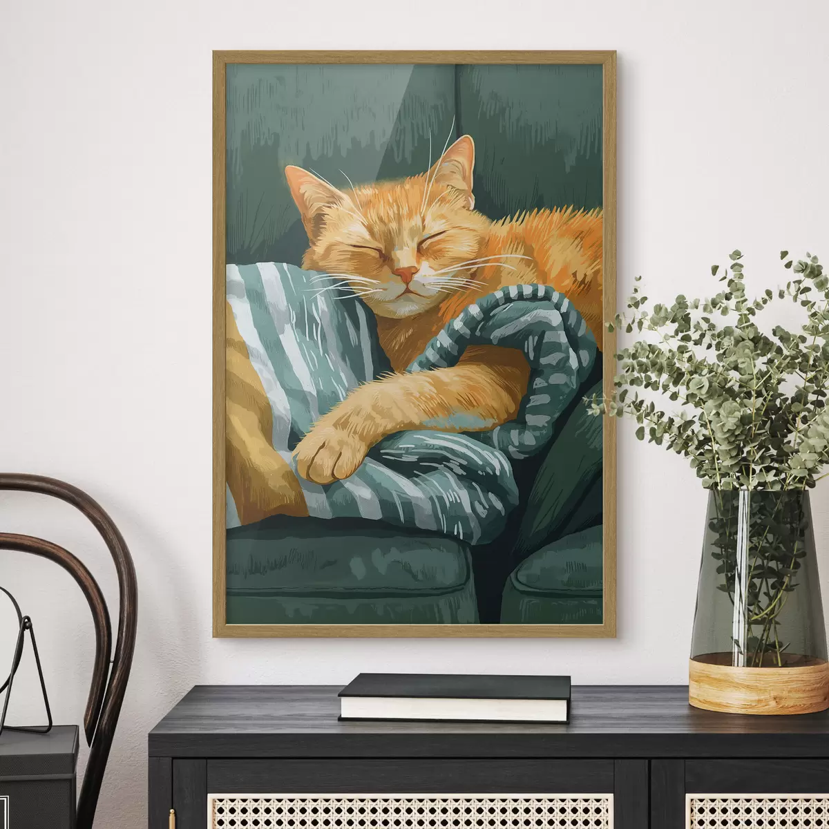 Poster Descanso del gato f46055
