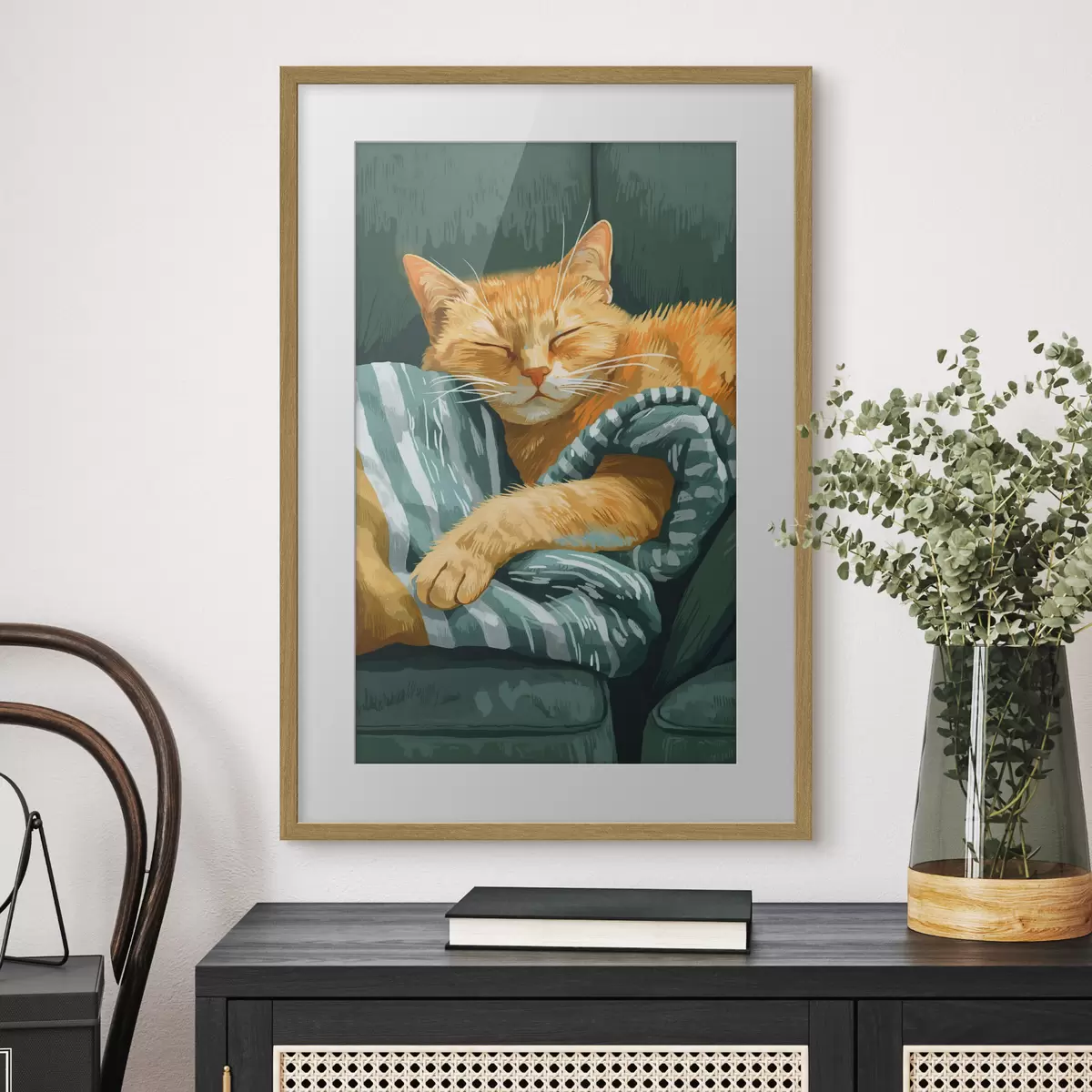 Poster Descanso del gato f46055