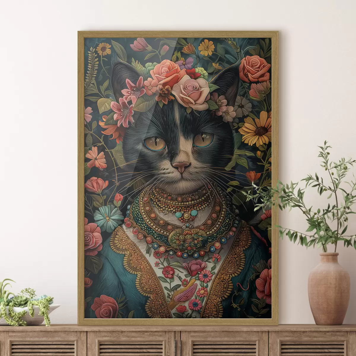 Poster Retrato de gato f46056