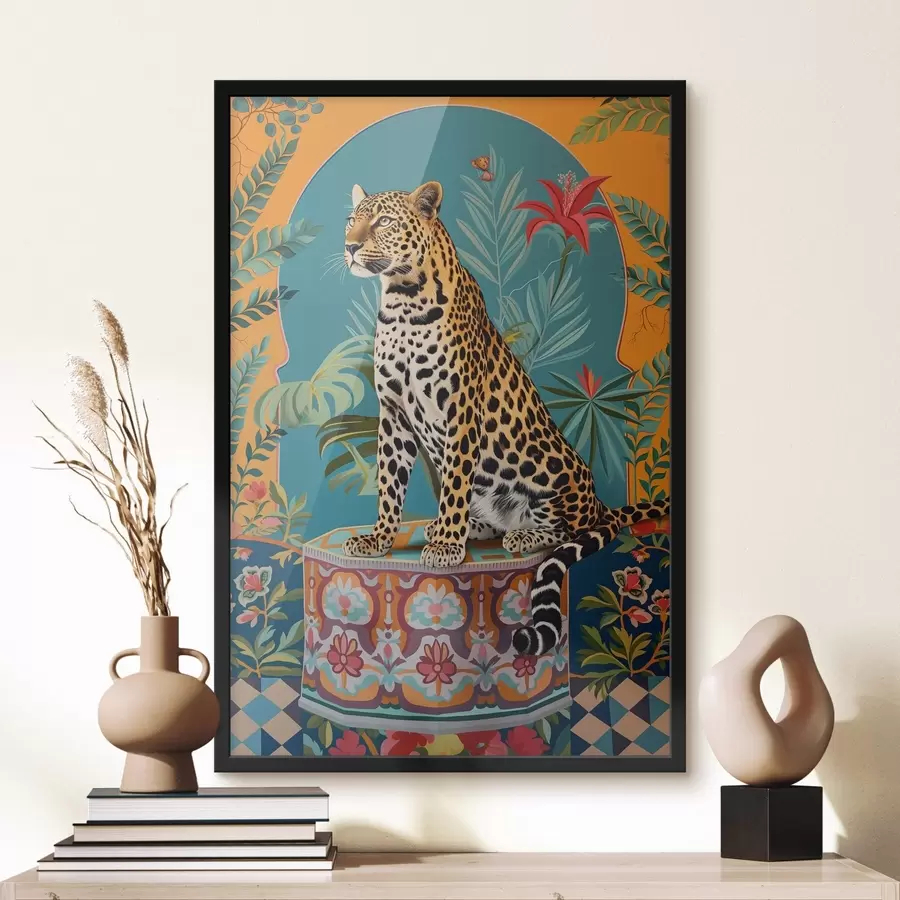 murales de pared Leopardo f46058