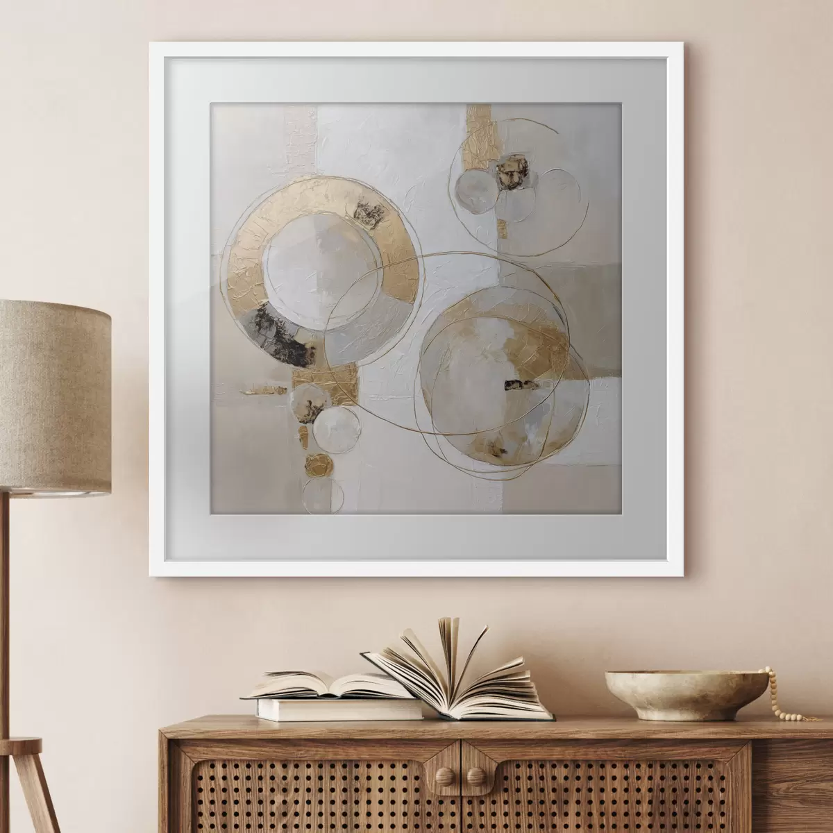 Poster Ciclicidad de las formas en el estilo abstracto moderno f45851