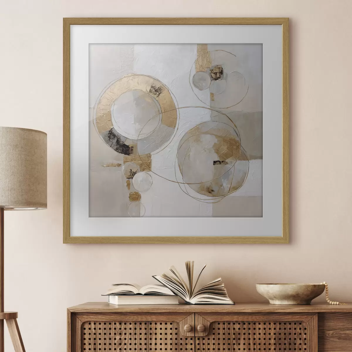 Poster Ciclicidad de las formas en el estilo abstracto moderno f45851