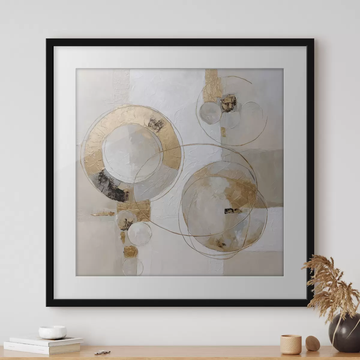Poster Ciclicidad de las formas en el estilo abstracto moderno f45851
