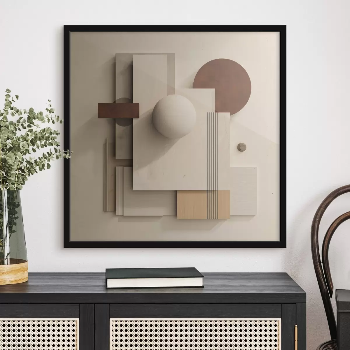 Poster Geometría de la calma en estilo minimalista moderno f45856