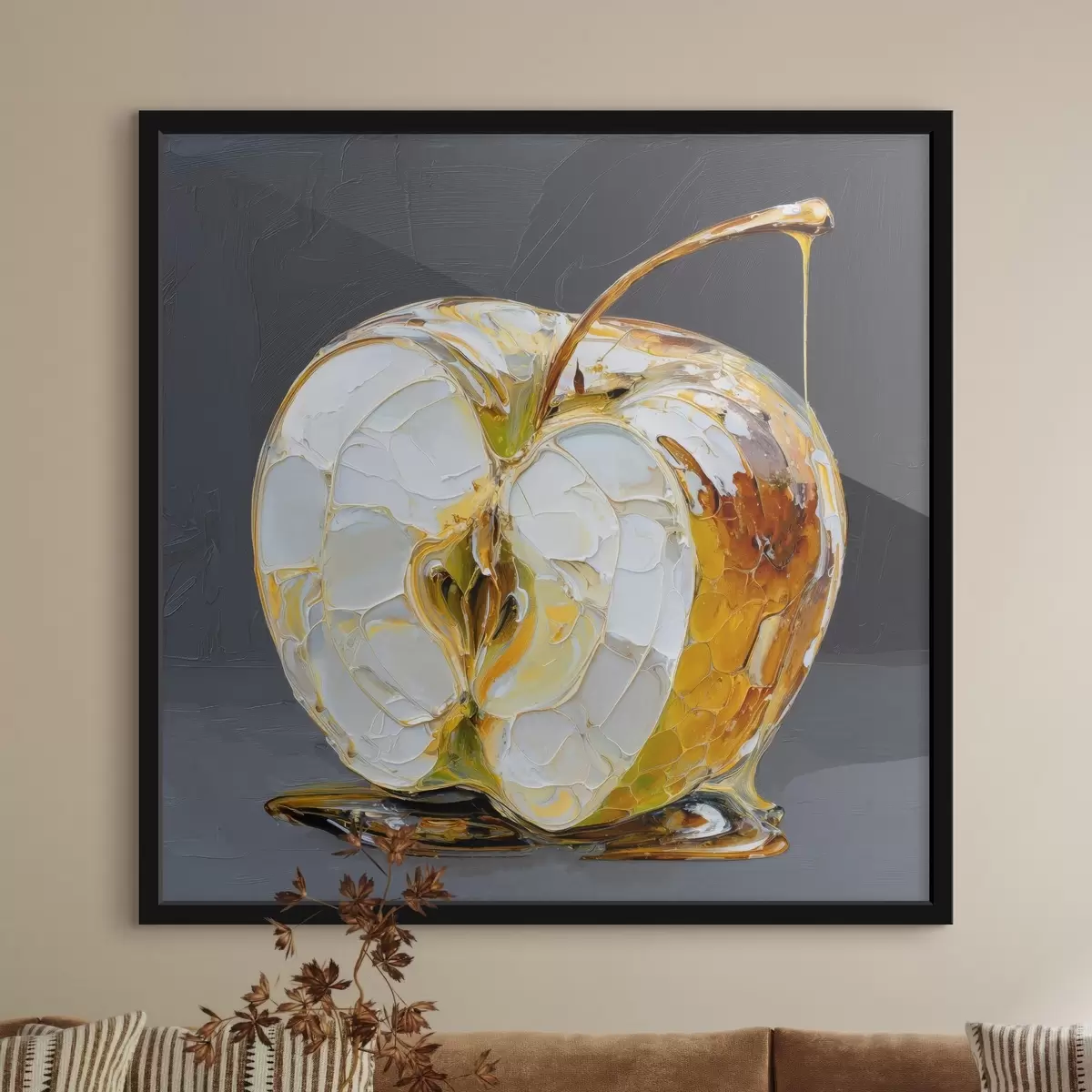 Poster Manzana dulce en estilo pictórico f45861