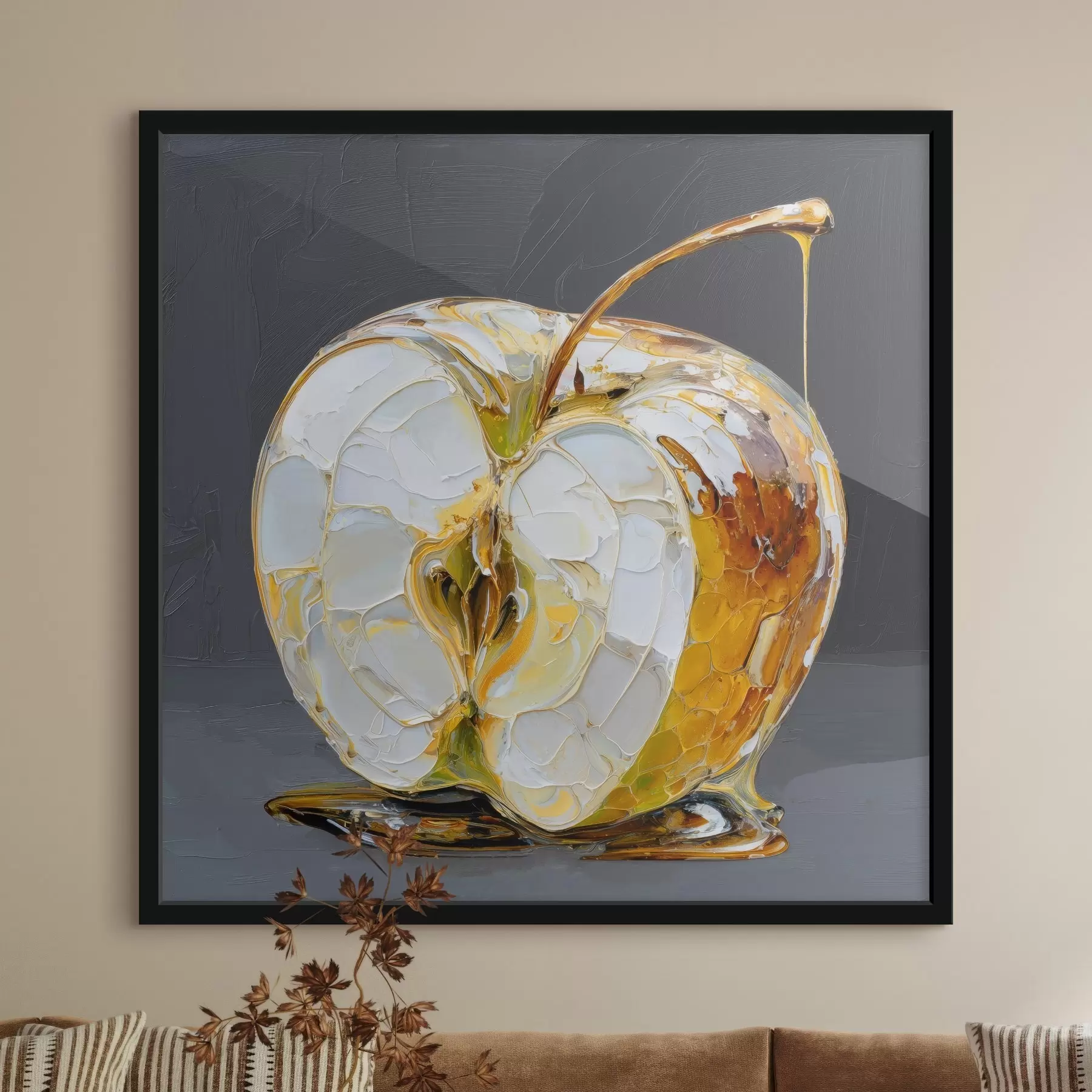 murales de pared Manzana dulce en estilo pictórico f45861