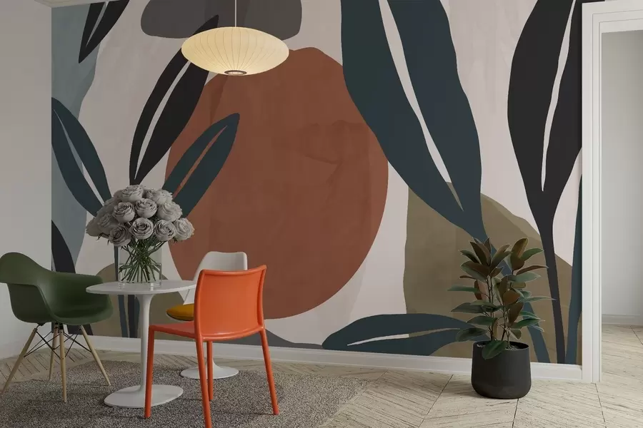 murales de pared Resumen Botánica w04592