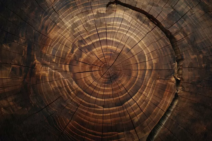 murales de pared Anillos de los árboles w04642