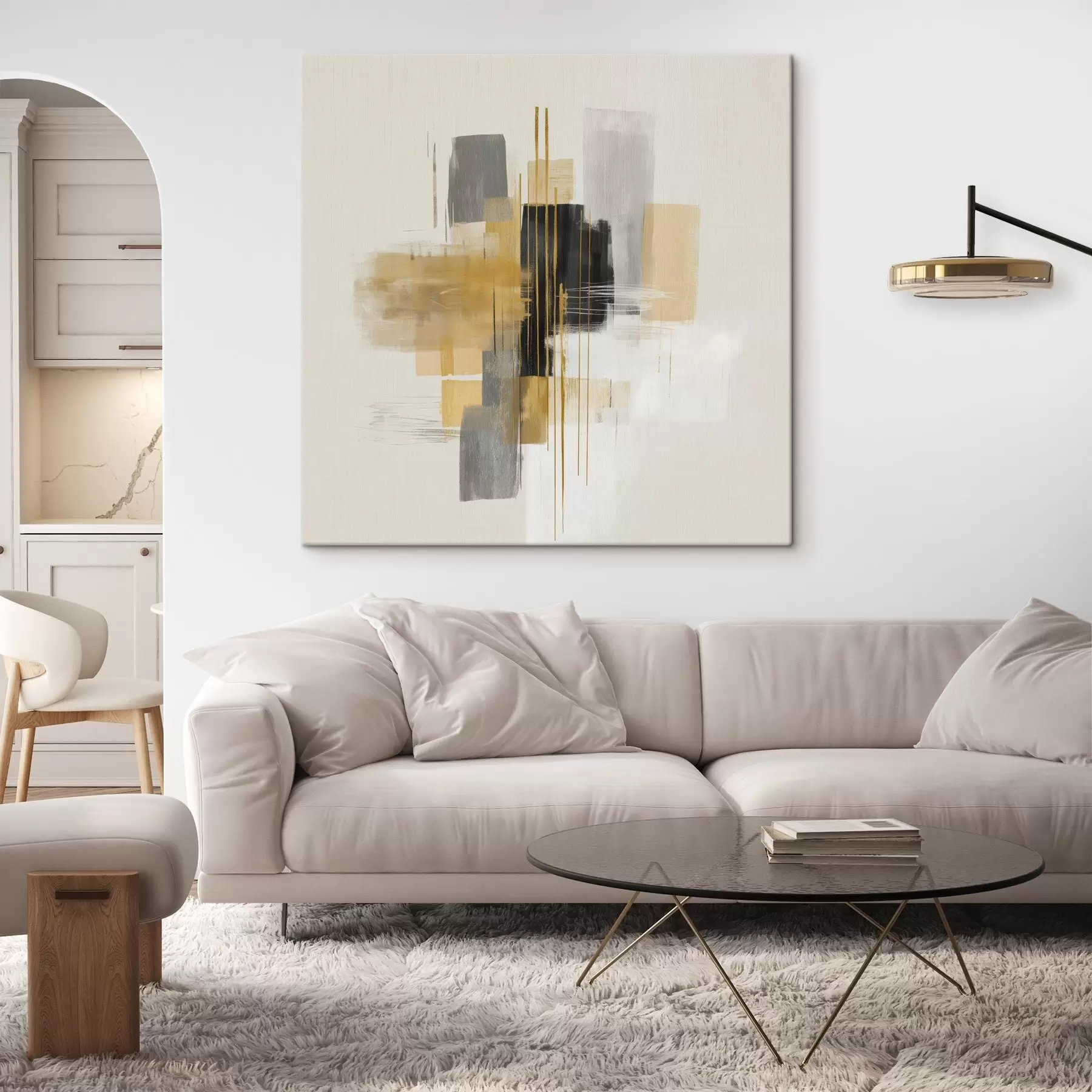 murales de pared Verticales del espacio en estilo de abstracción gráfica s45850