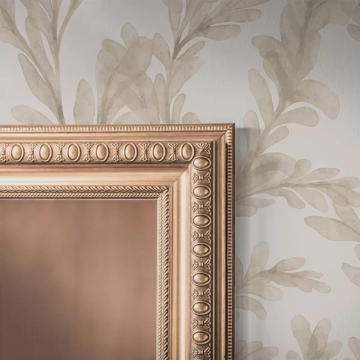 Papel pintado Ramitas en color beige acuarela, suave motivo botánico a00617