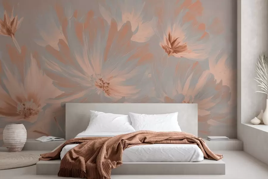 murales de pared flores abstractas w04670v1