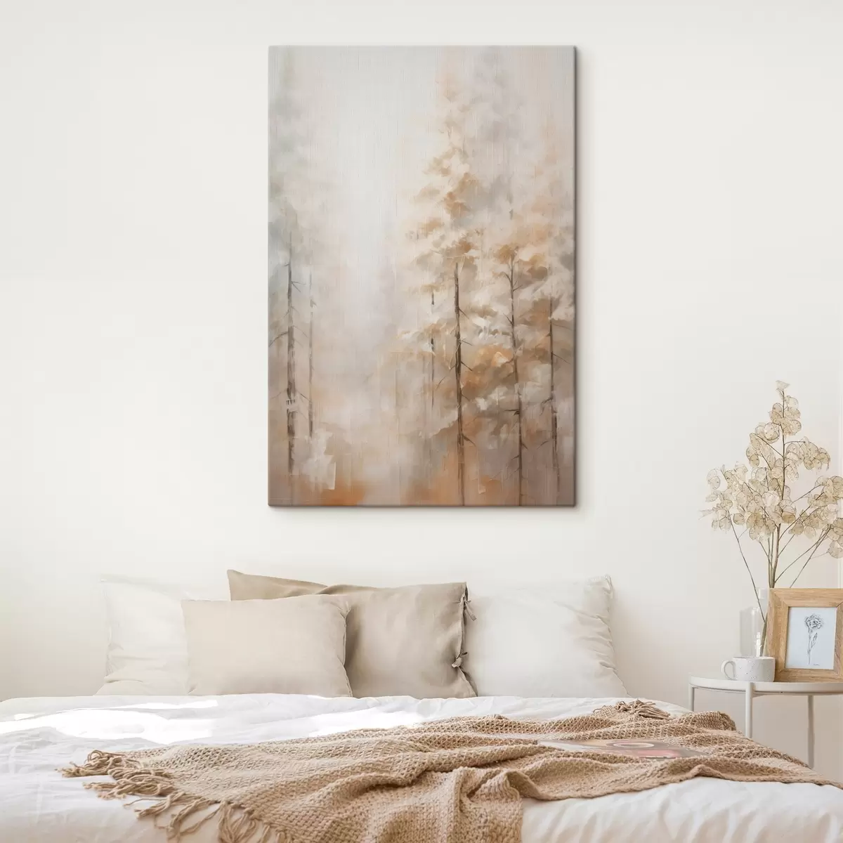 murales de pared Árboles en el bosque imitación de pintura s46123