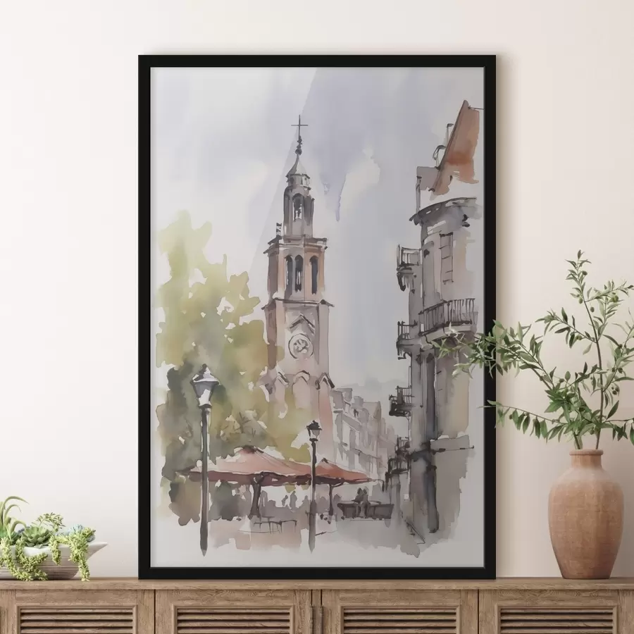 murales de pared Paisaje urbano f46121