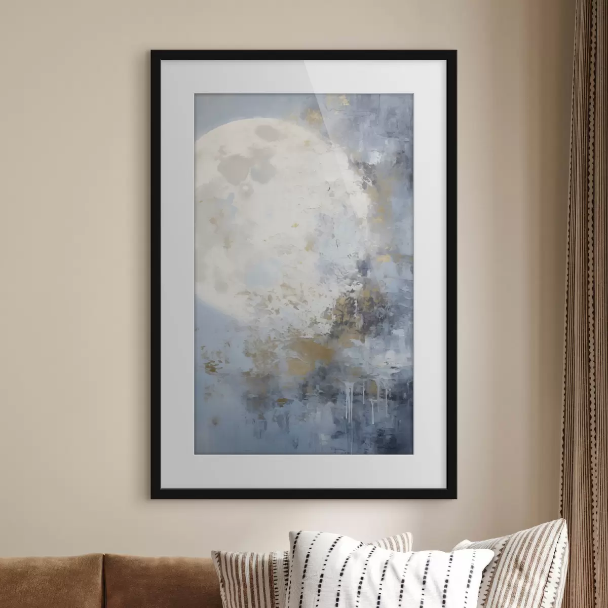 Poster Abstracción lunar f46125
