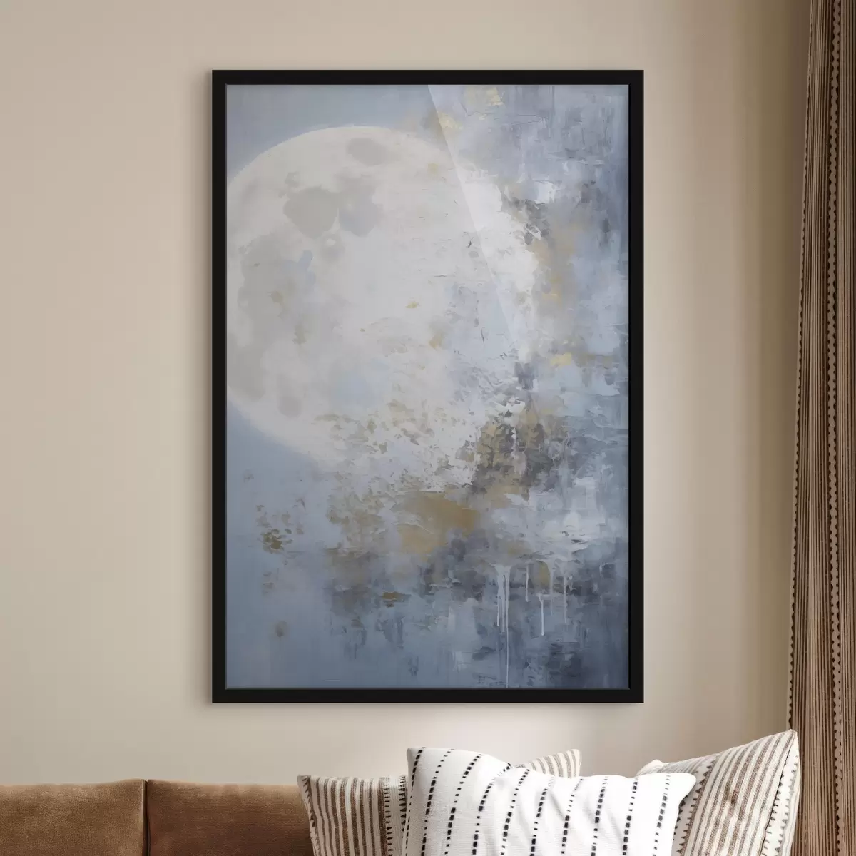 Poster Abstracción lunar f46125