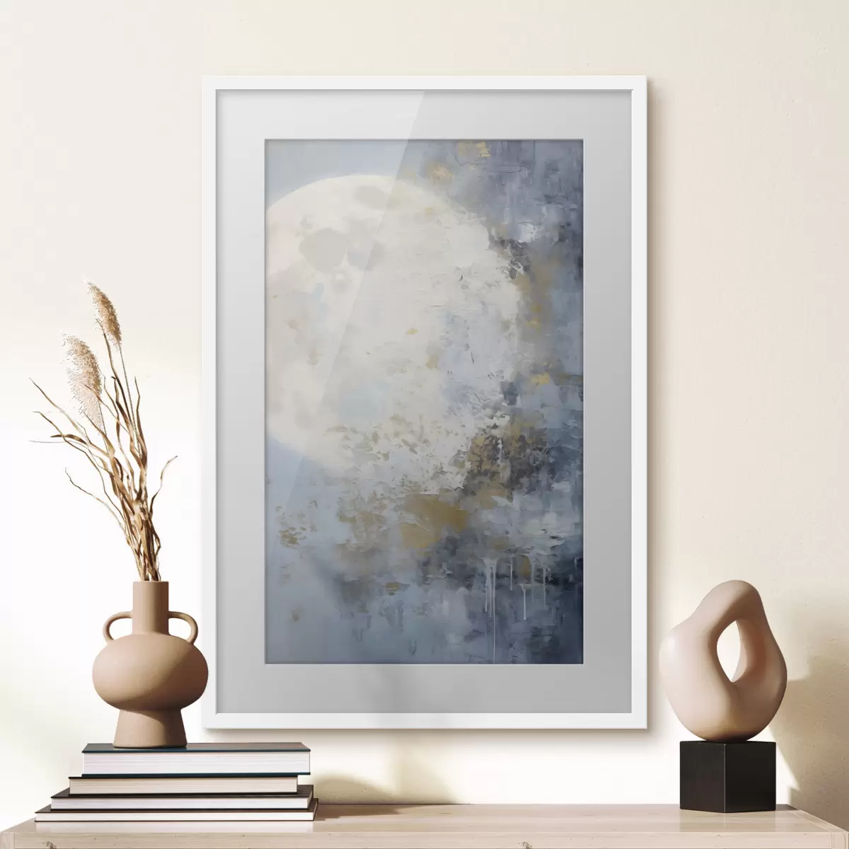 Poster Abstracción lunar f46125