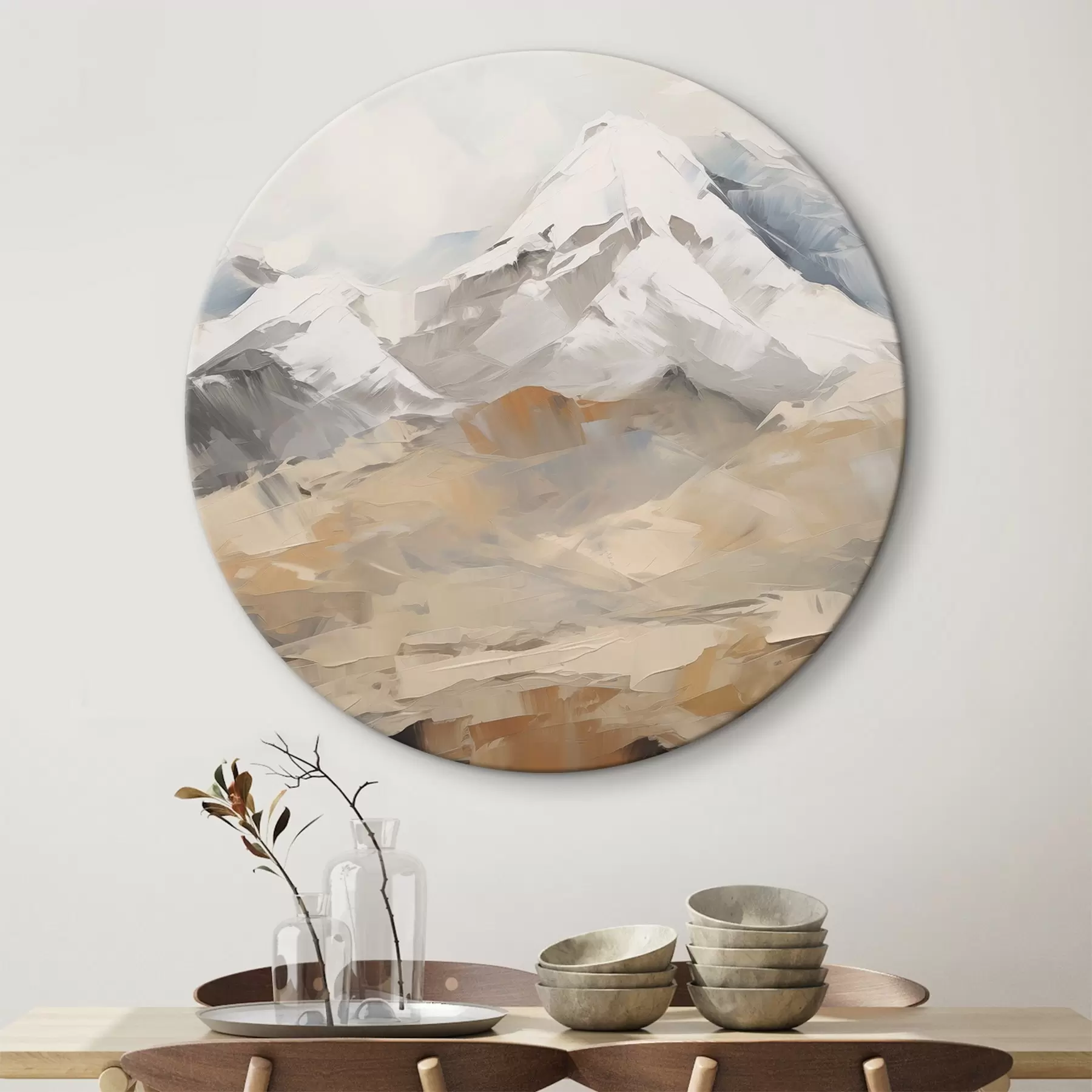 murales de pared Pintura imitación montaña r46193