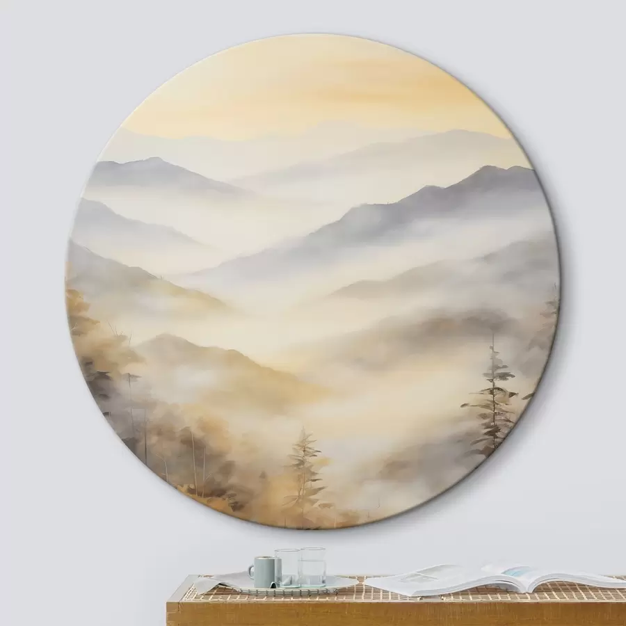 murales de pared Montañas otoñales r46198