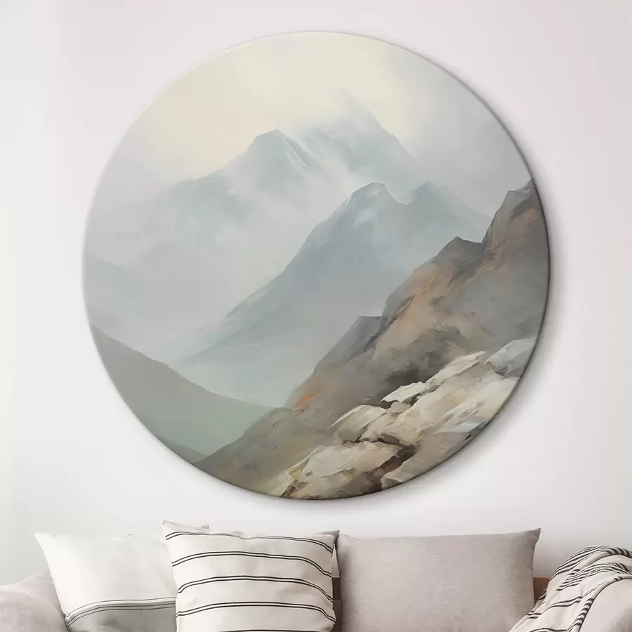 murales de pared paisaje de montaña r46201