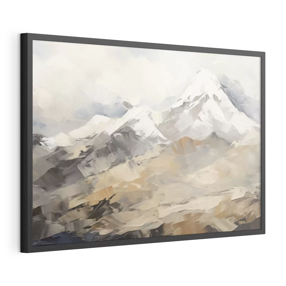 Poster Pintura imitación montaña f46193