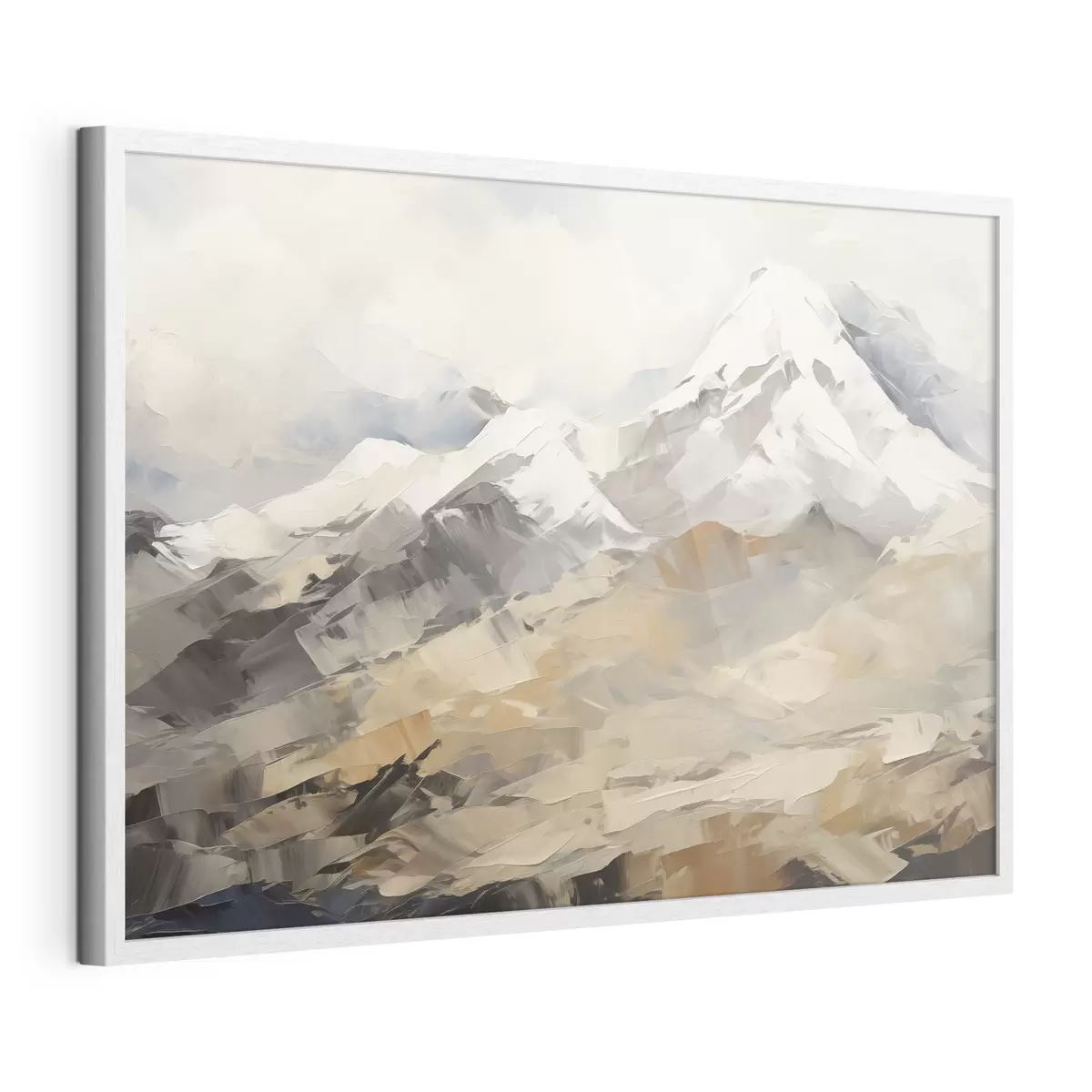 Poster Pintura imitación montaña f46193