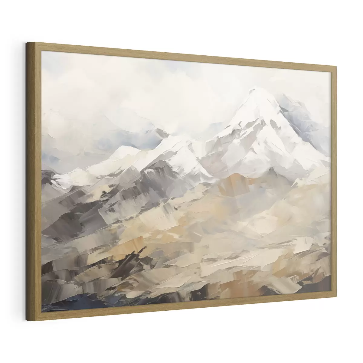 Poster Pintura imitación montaña f46193